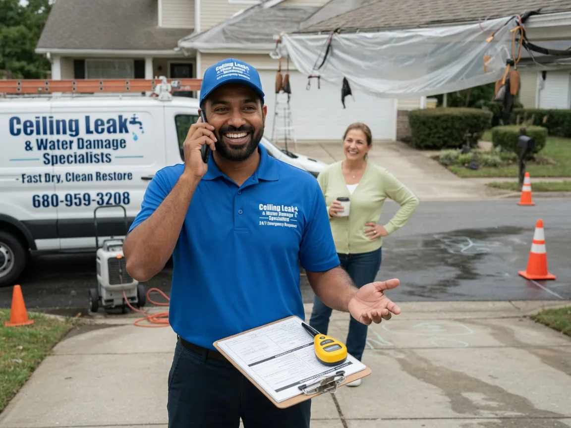 Ceiling Leak Cleanup Shelby, IN FAQs